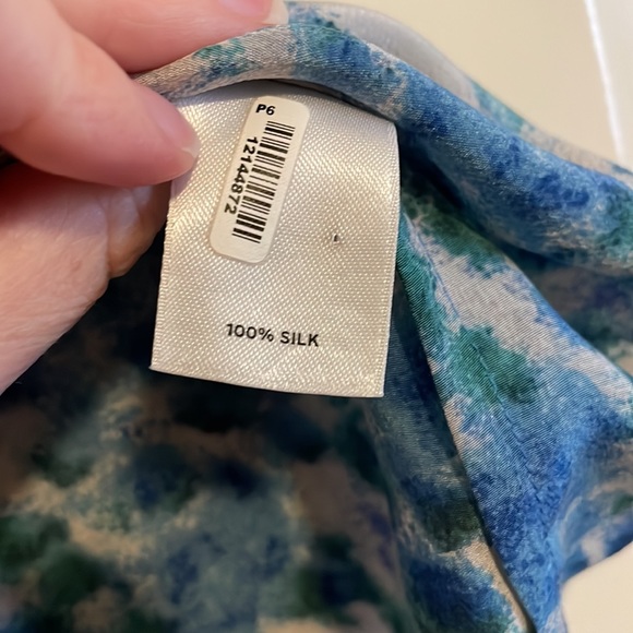 Halogen Silk Sleeveless Blouse - Picture 4 of 8